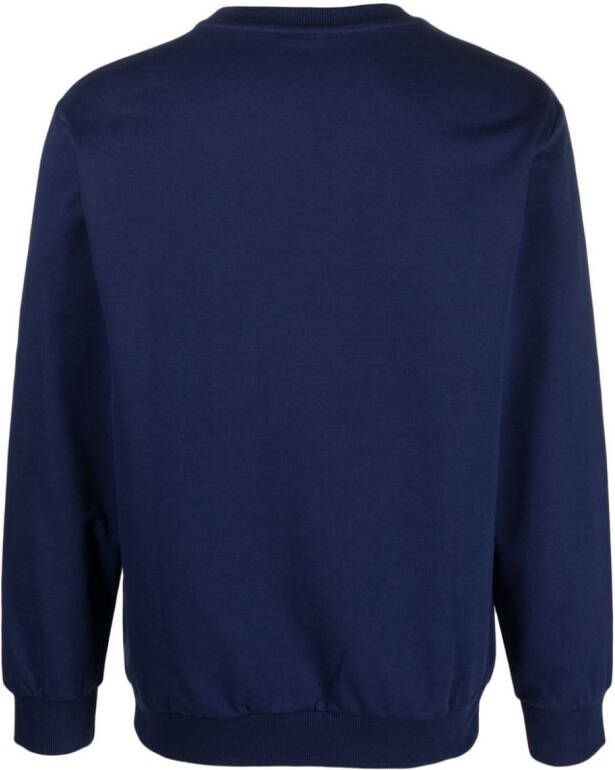 Moschino Sweater met logoprint Blauw