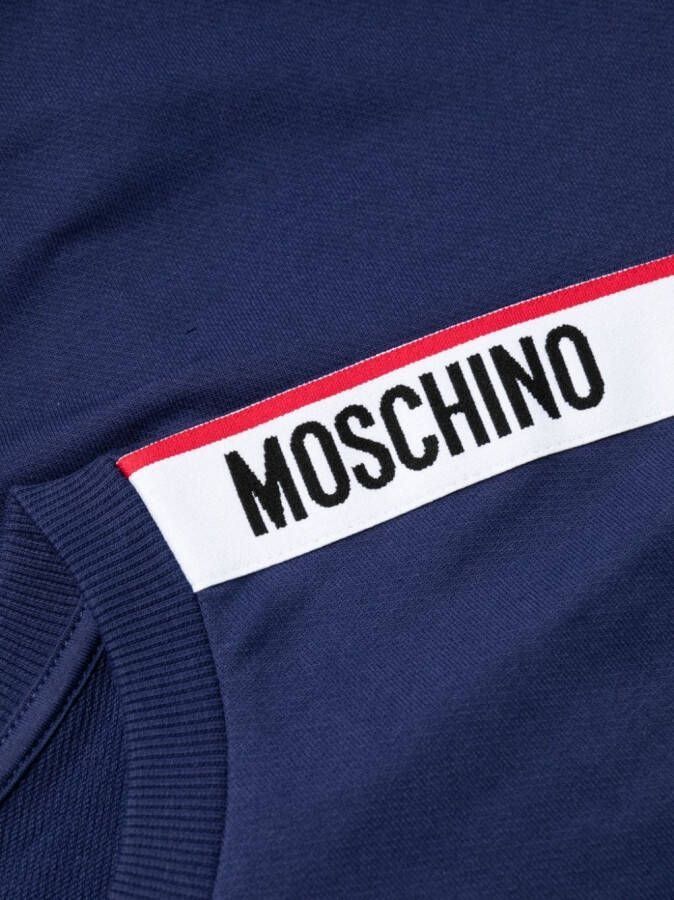 Moschino Sweater met logoprint Blauw