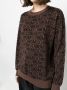 Moschino Sweater met logoprint Bruin - Thumbnail 5