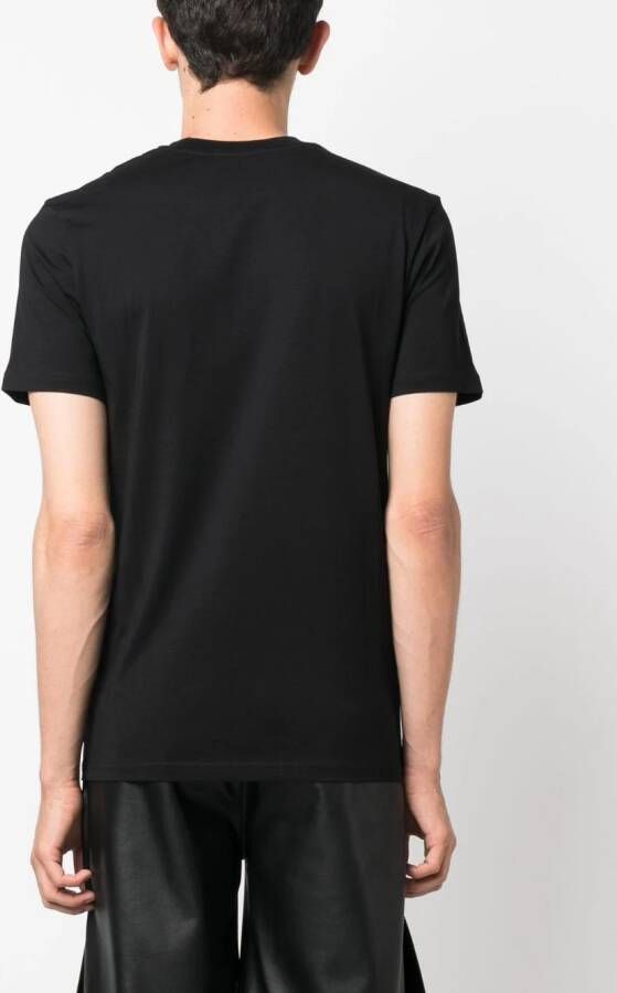 Moschino T-shirt met logoprint Zwart