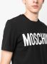 Moschino T-shirt met logoprint Zwart - Thumbnail 5