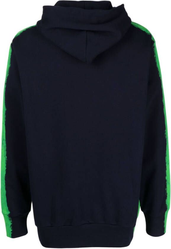 Moschino Hoodie met logoprint Blauw