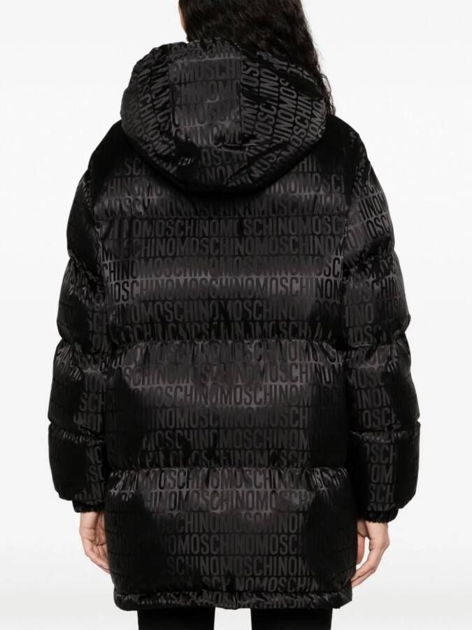 Moschino Gewatteerde jas Zwart
