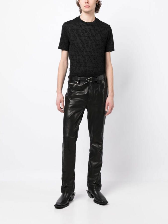 Moschino T-shirt met logoprint Zwart