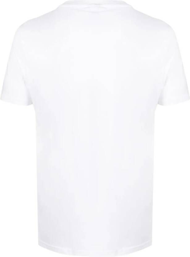 Moschino T-shirt met logoband Wit