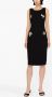 Moschino Midi-jurk met detail Zwart - Thumbnail 2