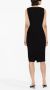 Moschino Midi-jurk met detail Zwart - Thumbnail 4