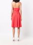 Moschino Midi-jurk met halternek Rood - Thumbnail 4