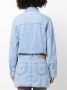 MOSCHINO JEANS Midi-jurk met lange mouwen Blauw - Thumbnail 4