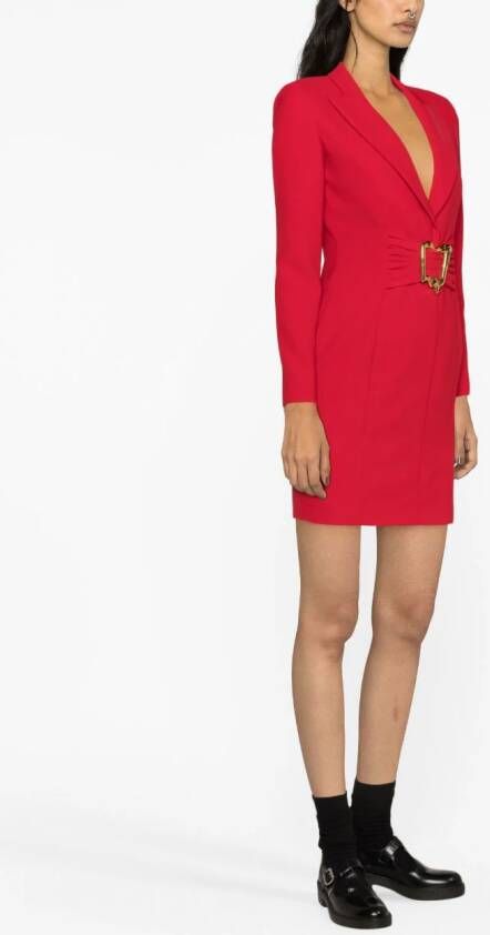 Moschino Mini-jurk met ceintuur Rood