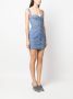 Moschino Mini-jurk met monogramprint Blauw - Thumbnail 3