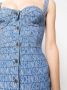 Moschino Mini-jurk met monogramprint Blauw - Thumbnail 5