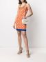 Moschino Mini-jurk verfraaid met logo Oranje - Thumbnail 2