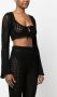 Moschino Cropped top Zwart - Thumbnail 3