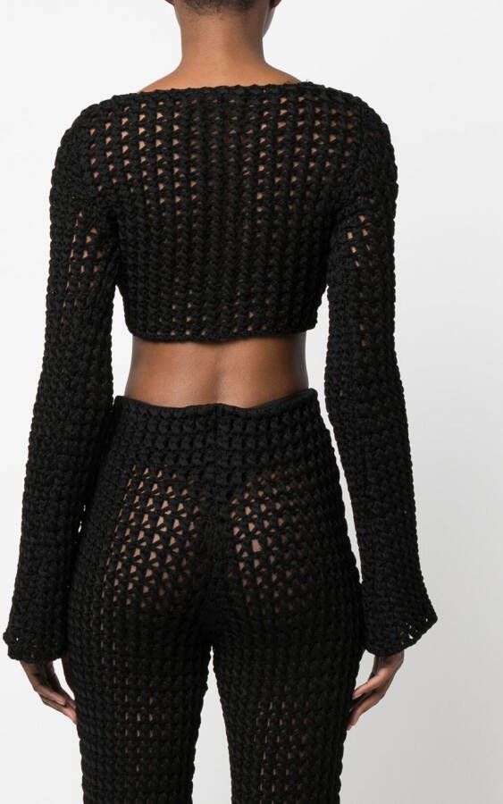 Moschino Cropped top Zwart