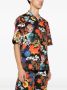 Moschino Overhemd met bloemenprint en korte mouwen Zwart - Thumbnail 2
