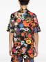 Moschino Overhemd met bloemenprint en korte mouwen Zwart - Thumbnail 3
