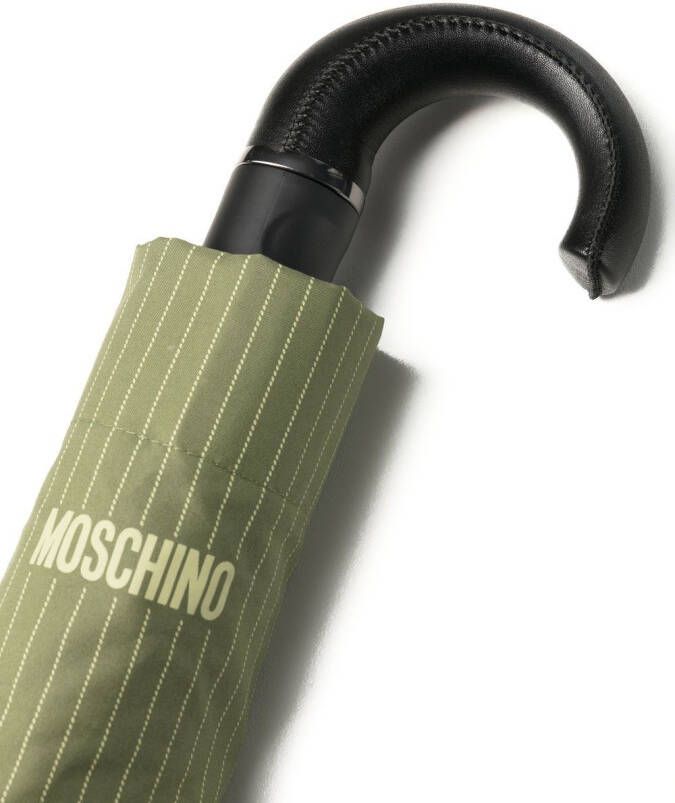 Moschino Paraplu met logoprint Groen