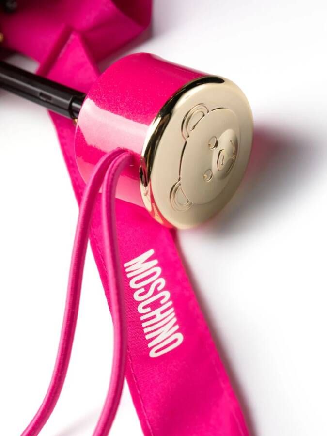 Moschino Paraplu met logoprint Roze