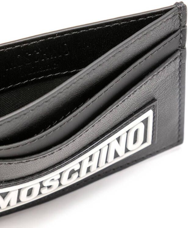 Moschino Pasjeshouder met logoprint Zwart