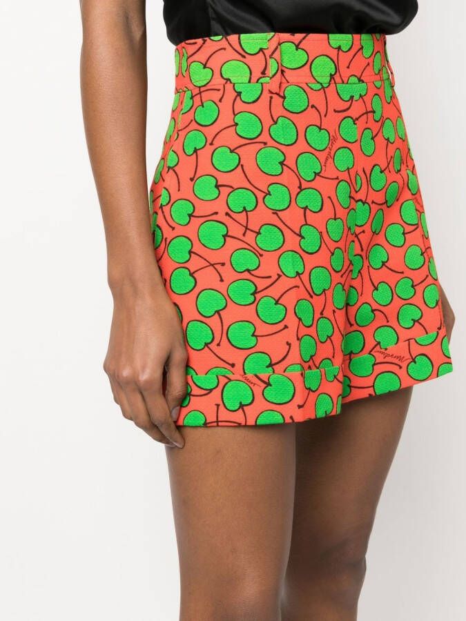 Moschino Shorts met patroon Oranje