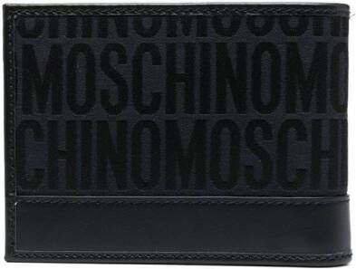 Moschino Portemonnee met logo Zwart