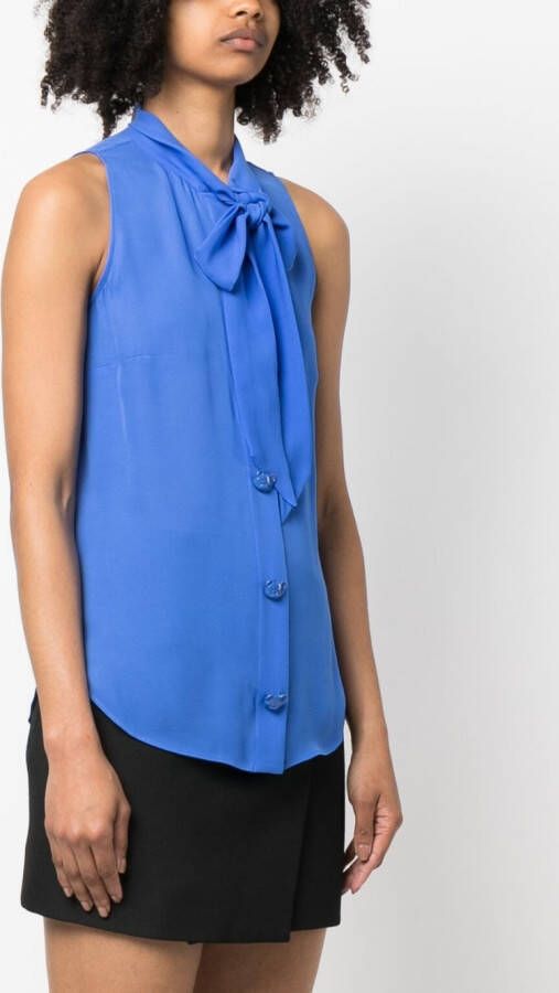 Moschino Katoenen blouse Blauw