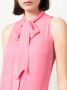 Moschino Blouse met strik Roze - Thumbnail 5