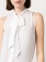 Moschino Blouse met strik Wit - Thumbnail 5