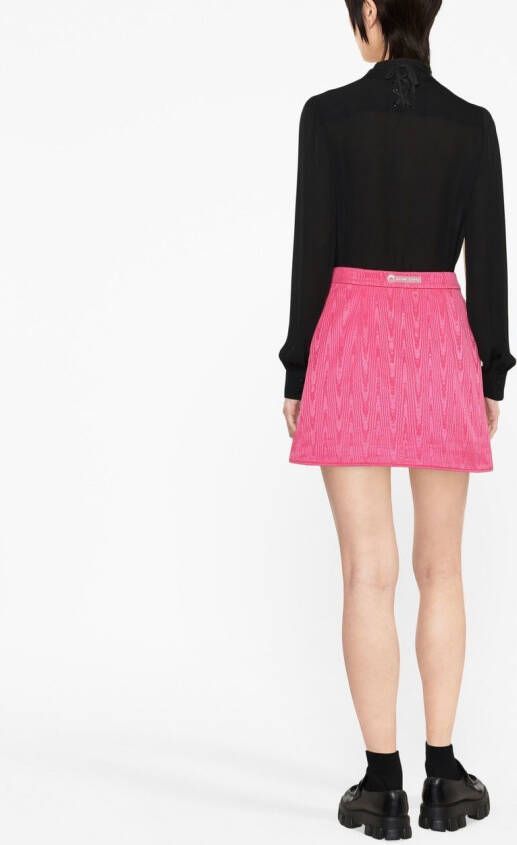 Moschino Blouse met strik Zwart