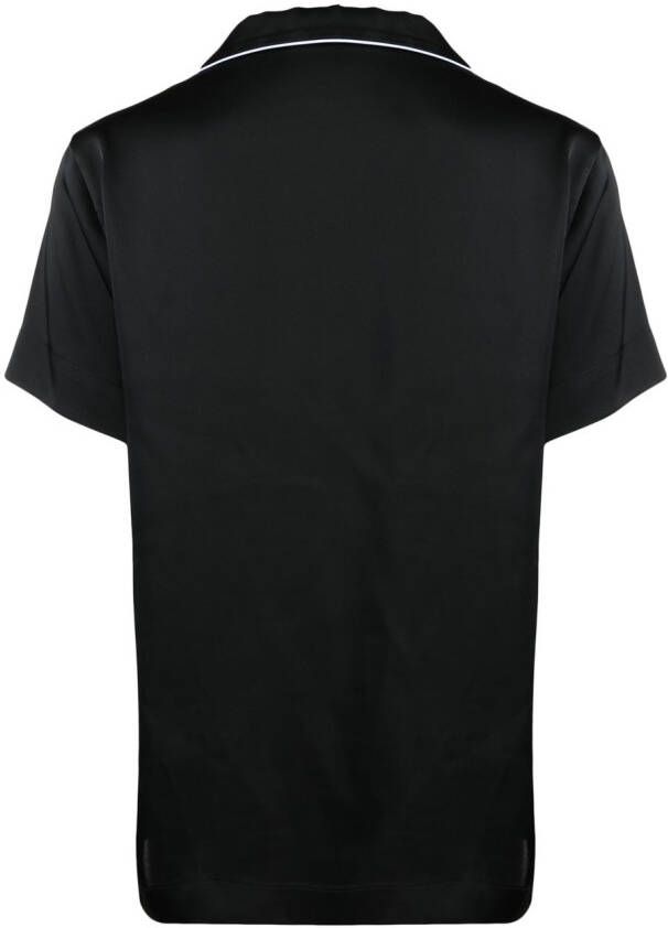 Moschino Pyjama met geborduurd logo Zwart