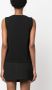 Moschino Mouwloze blouse Zwart - Thumbnail 4