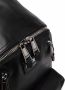 Moschino Rugzak in bikerstijl Zwart - Thumbnail 4