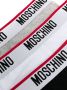 Moschino Set van 3 slips met logo tailleband Wit - Thumbnail 4