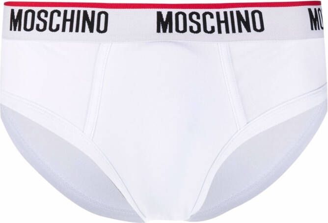 Moschino Set van drie slips Wit