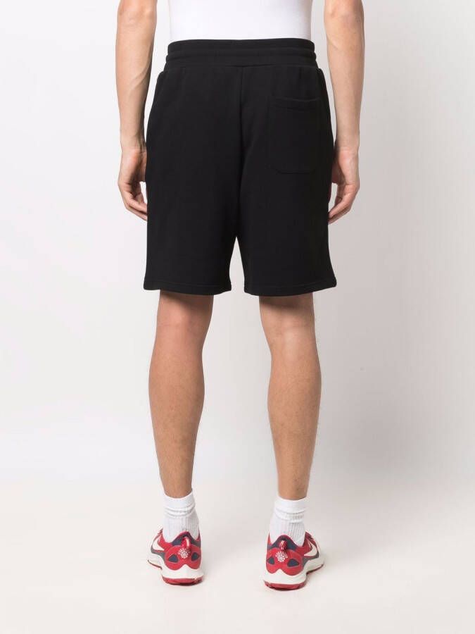 Moschino Shorts met logo Zwart
