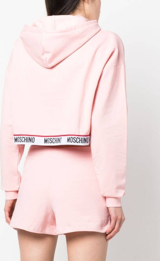 Moschino Shorts met logoprint Roze