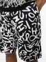 Moschino Shorts met monogramprint Zwart - Thumbnail 4