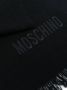 Moschino Sjaal met geborduurd logo Zwart - Thumbnail 3