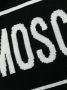 Moschino Sjaal met intarsia logo Zwart - Thumbnail 2