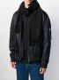 Moschino Sjaal met logo Zwart - Thumbnail 2