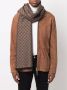 Moschino Sjaal met logoprint Bruin - Thumbnail 2