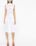 Moschino Mouwloze blousejurk Wit - Thumbnail 2
