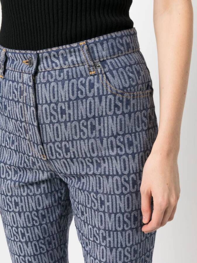 Moschino Slim-fit broek Blauw