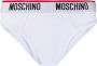 Moschino Slip met logo tailleband Wit - Thumbnail 2