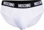 Moschino Slip met logo tailleband Wit - Thumbnail 2