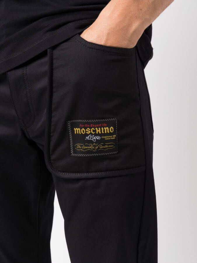 Moschino Straight broek Zwart
