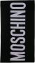 Moschino Strandhanddoek met logoprint Zwart - Thumbnail 2