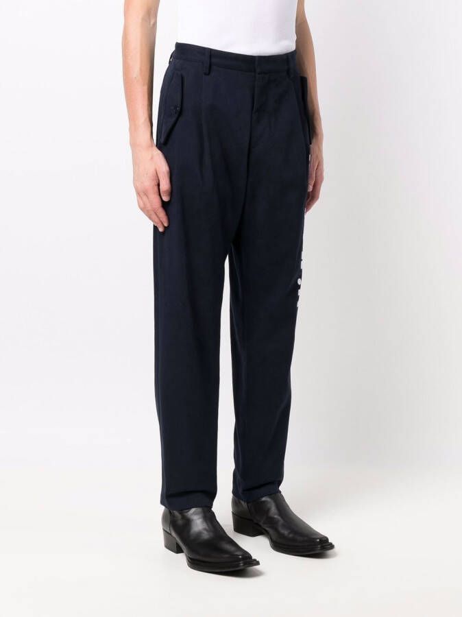 Moschino Stretch broek Blauw