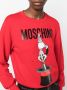 Moschino Sweater met konijnprint Rood - Thumbnail 5